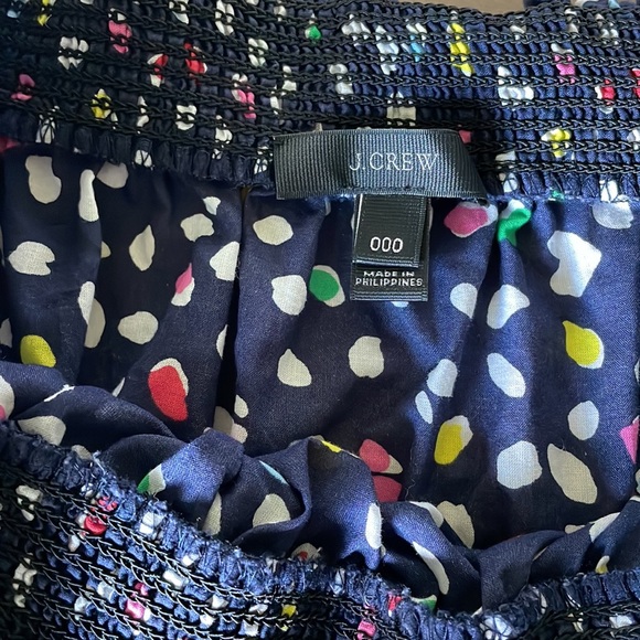 Jcrew multi color short sleeve in size 000. - Picture 5 of 8
